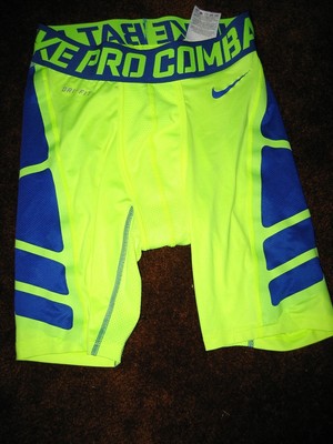 nike pro combat green